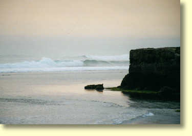 An eerie play of light at Cactus Beach